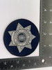 HARRIS COUNTY SHERIFF TX STAR PATCH SILVER