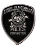 COVINGTON  POLICE GA PATCH  BLACK