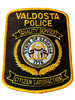 VALDOSTA   POLICE GA PATCH 