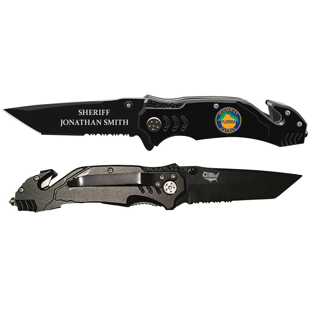 Florida State Troopers Survival Rescue Tool Knife ChiefMartCopBay