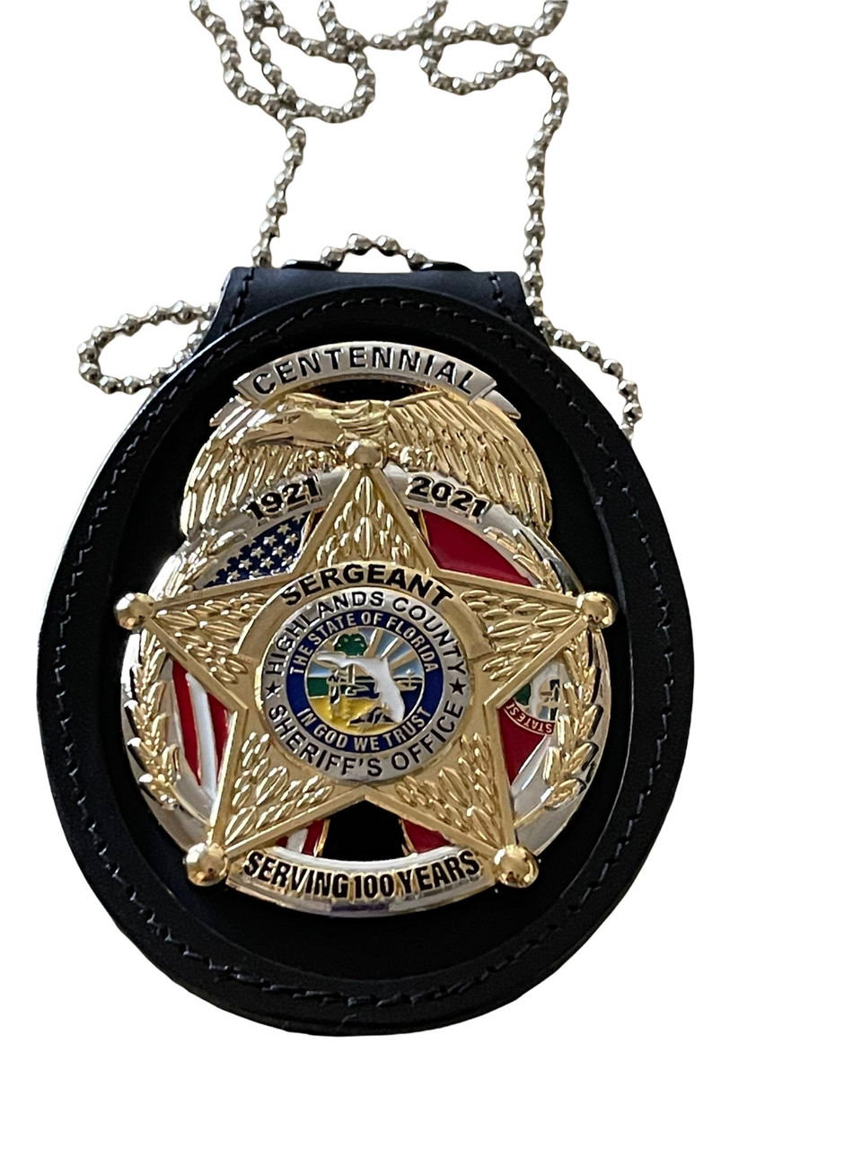 EDDY COUNTY sheriff セカンドパッチ　メーカーホールマーク付 Highlands County Sheriff Centennial - Badge | Pin | Coin