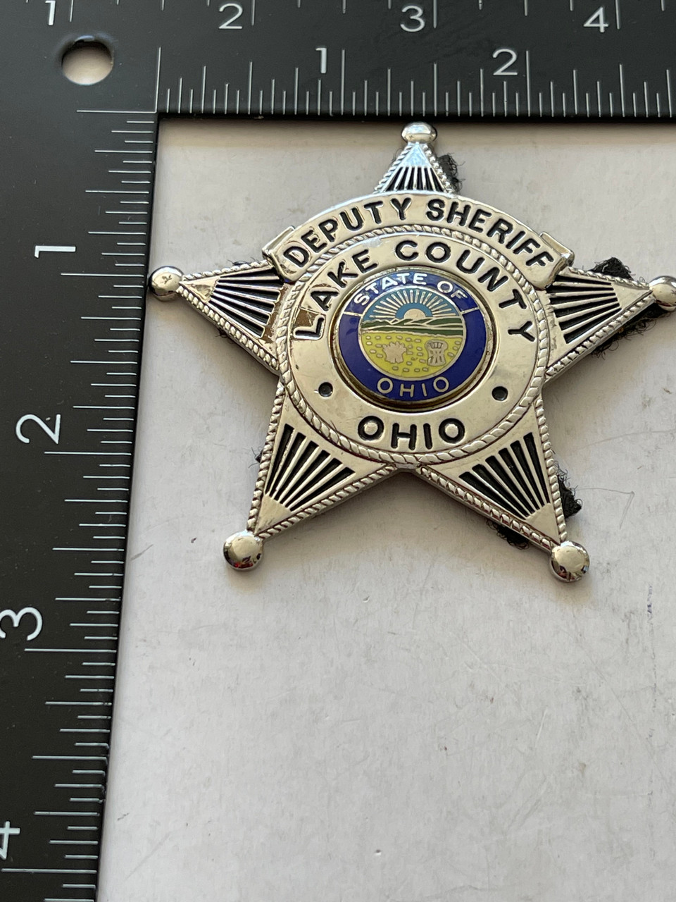 LAKE COUNTY SHERIFF OH DEPUTY STAR BADGE