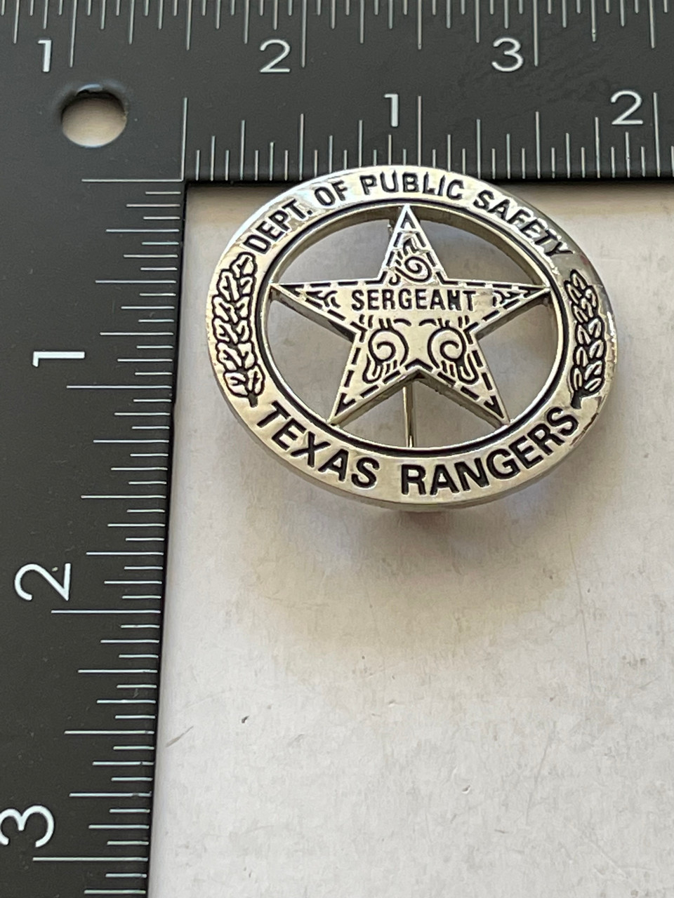 TEXAS RANGERS SERGEANT BADGE - POLICE BADGE EU