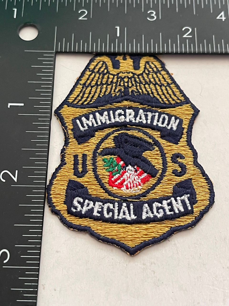 Immigration Inspector Patch IMMIGRATION SPECIAL AGENT PATCH OLD AGENCY