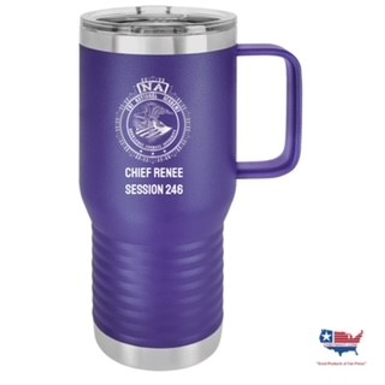 20 oz. Insulated Travel Mug - Dynamite Roasting Co. Organic Fair