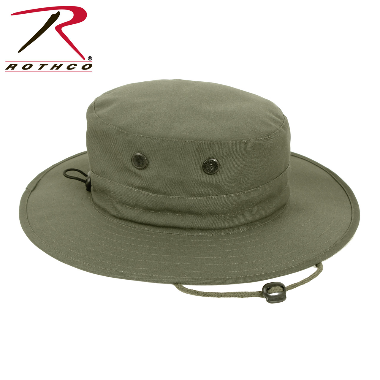 OSCEOLA Olive Drab Adjustable Boonie Hat with Emblem