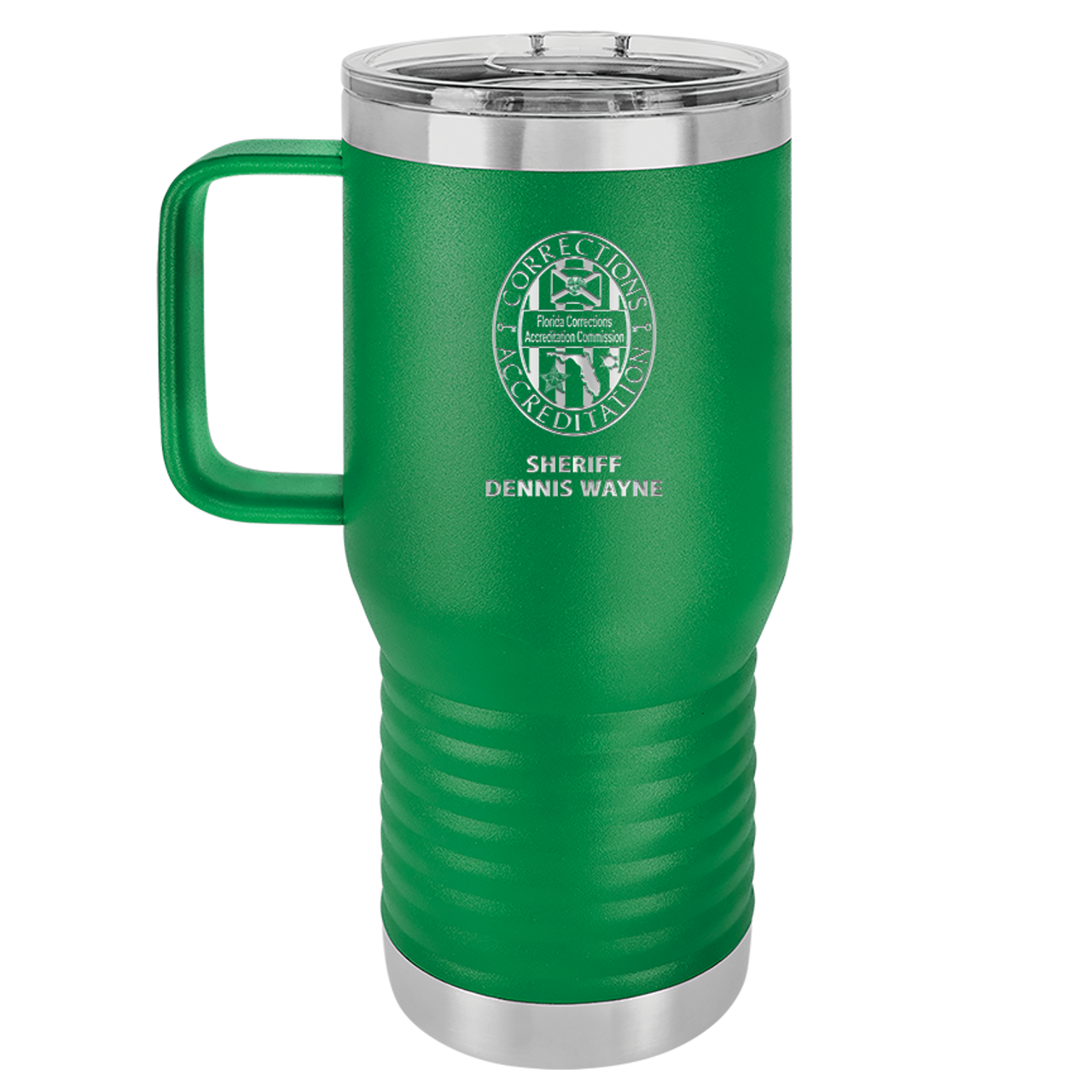 Polar Camel 20 oz. Stainless Steel Vacuum Insulated Tumbler (Green)