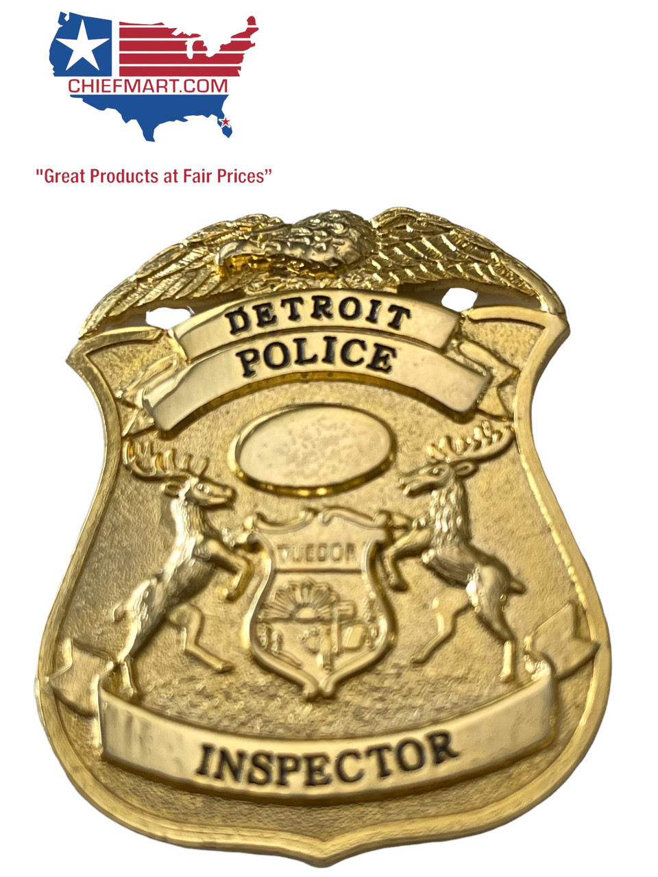 デトロイト　ポリスバッジ 　Police Officer デトロイト ポリスバッジ Police Officer - メルカリ