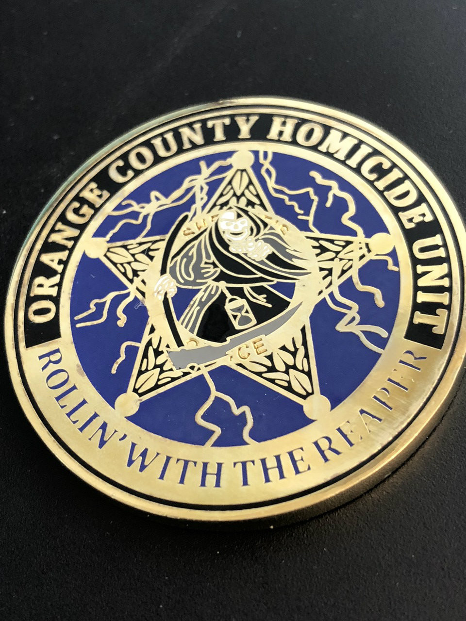 ORANGE CTY SHERIFF HOMICIDE UNIT CHALLENGE COIN RARE