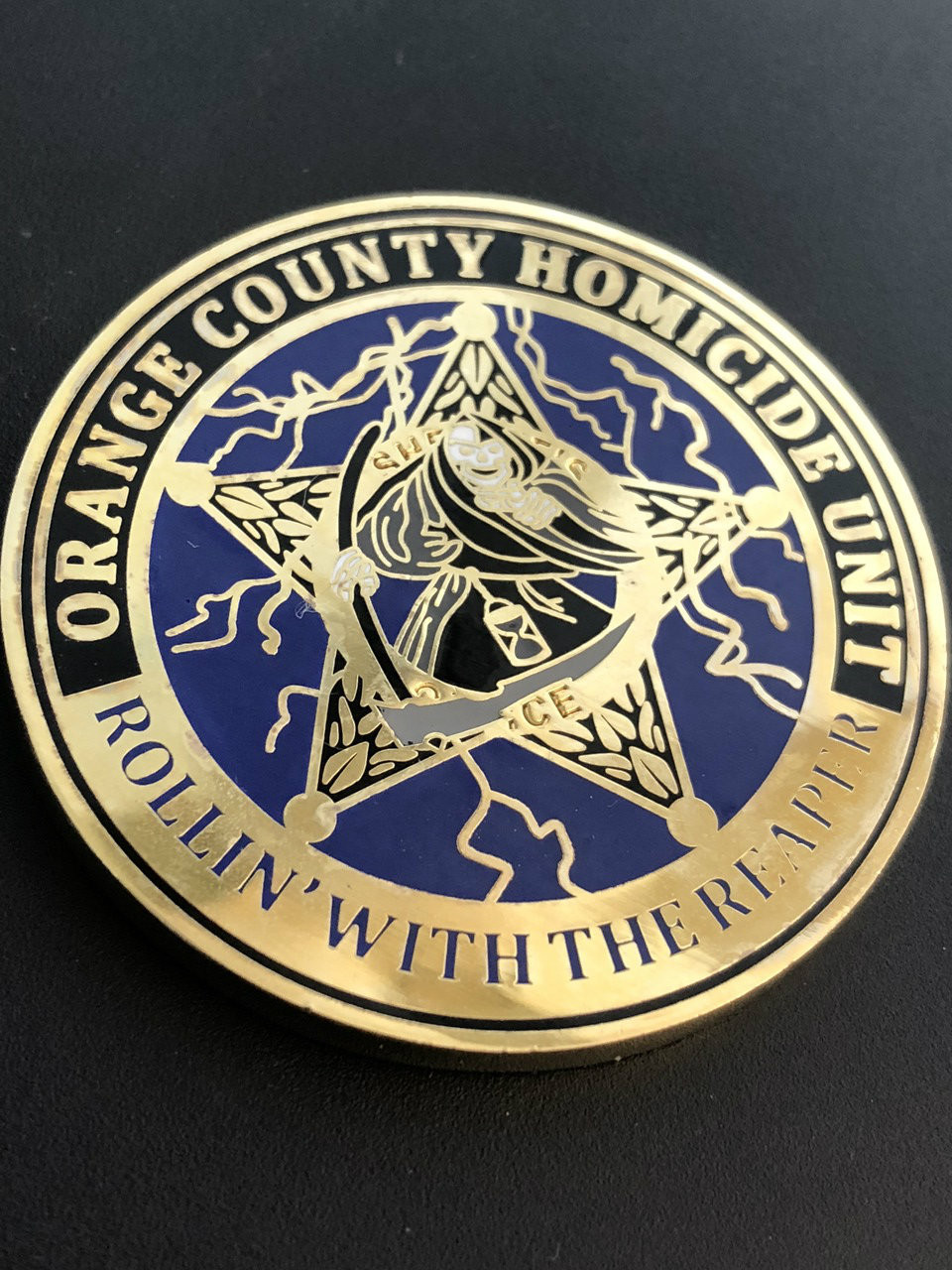 ORANGE CTY SHERIFF HOMICIDE UNIT CHALLENGE COIN RARE