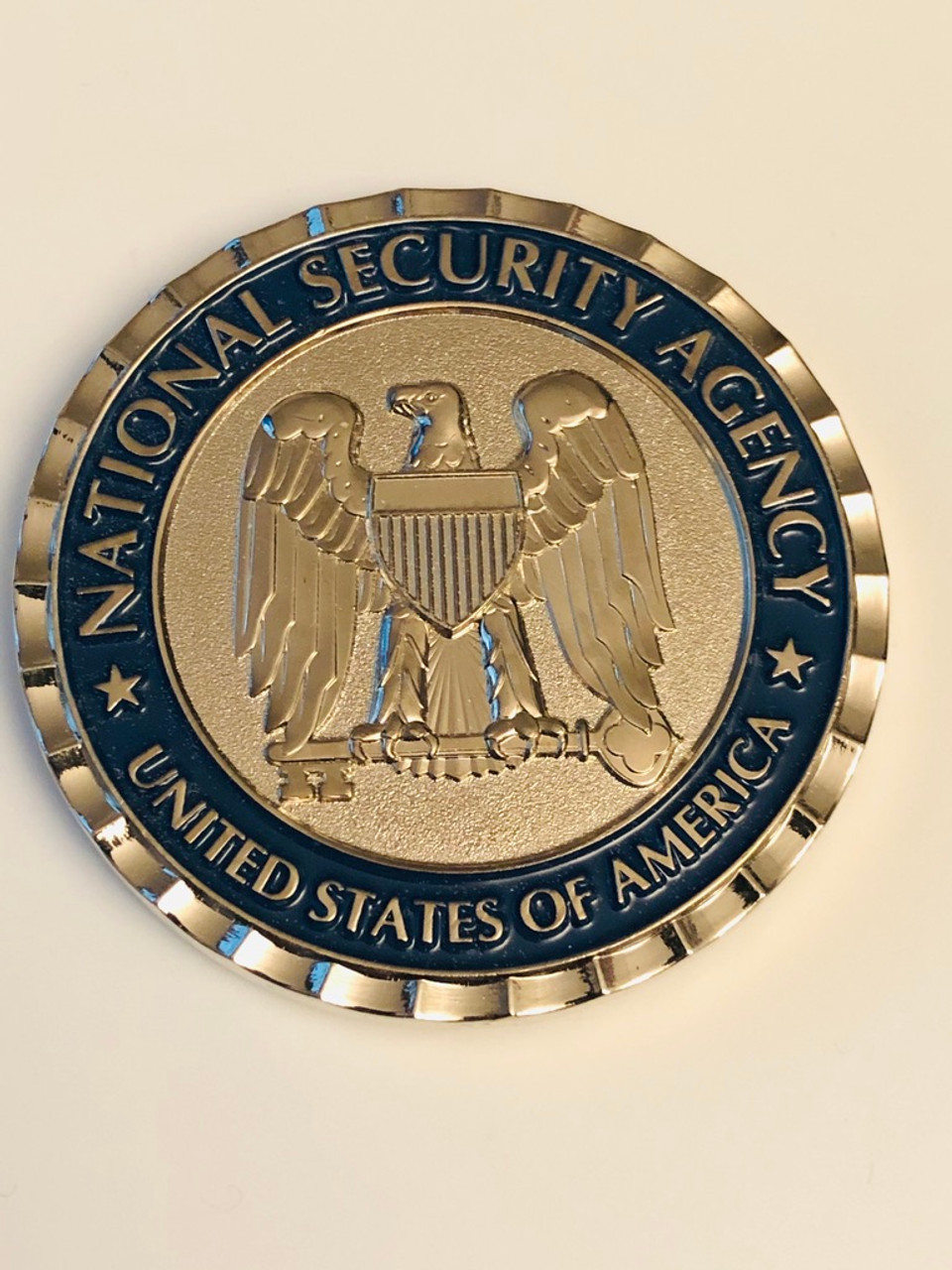 定期入れの NATIONAL SECURITY AGENCY アメリカ国家安全保障局 コイン 