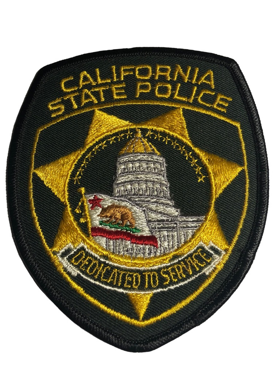 U.S. State of California Police Auxiliary Police Cap 実物バッジ 