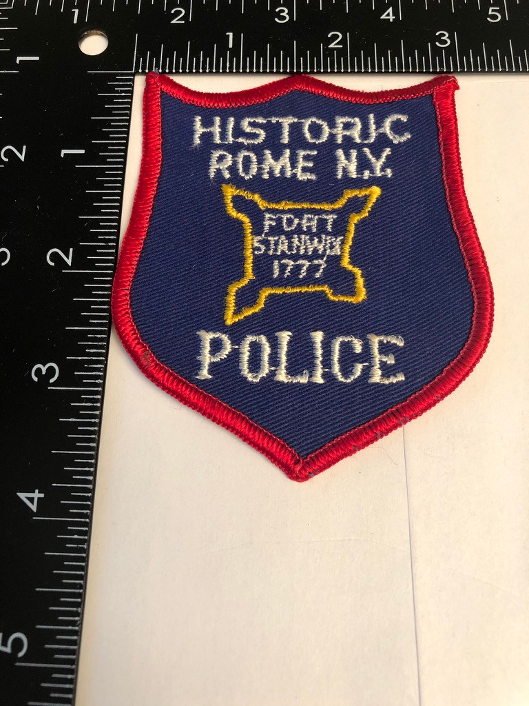 Police Roma Patch HISTORIC ROME NY POLICE PATCH