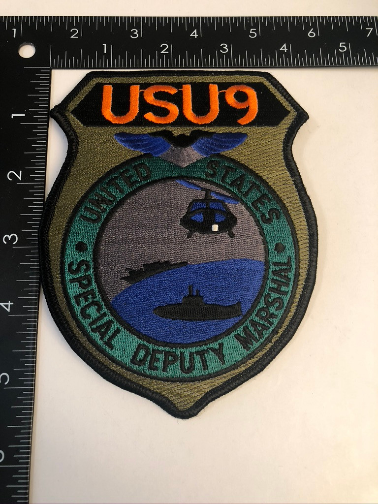 U.S. MARSHALS SERVICE USU 9 PATCH