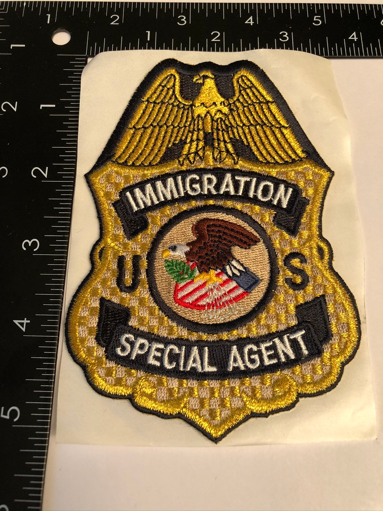 Immigration Inspector Patch U.S. IMMIGRATION SPECIAL AGENT PATCH