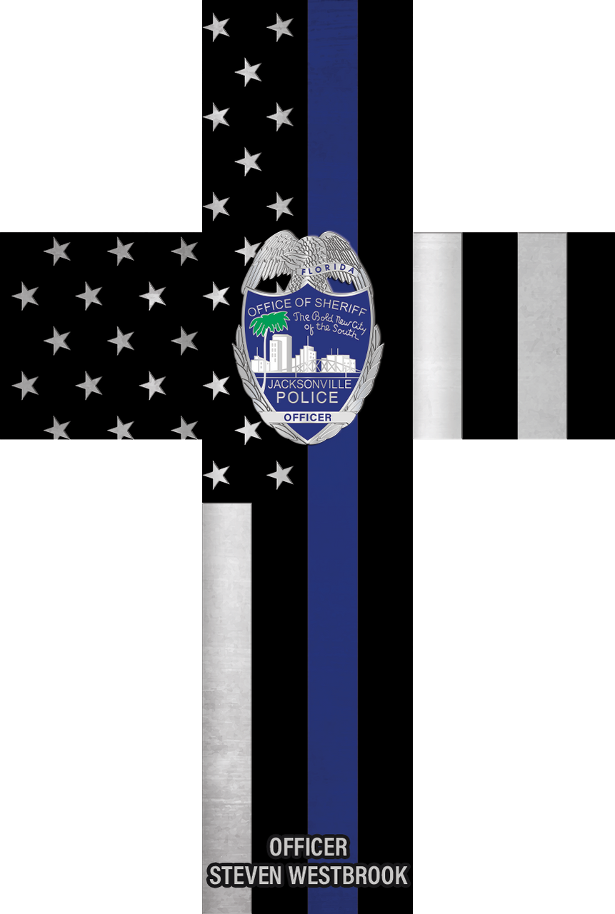 Police officer gifts Thin Blue Line American Flag police academy