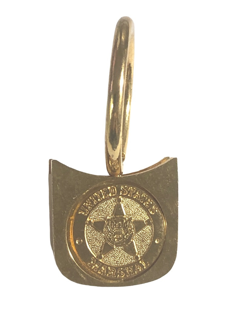 U.S. MARSHAL TWIST KEY TAG FREE SHIPPING!