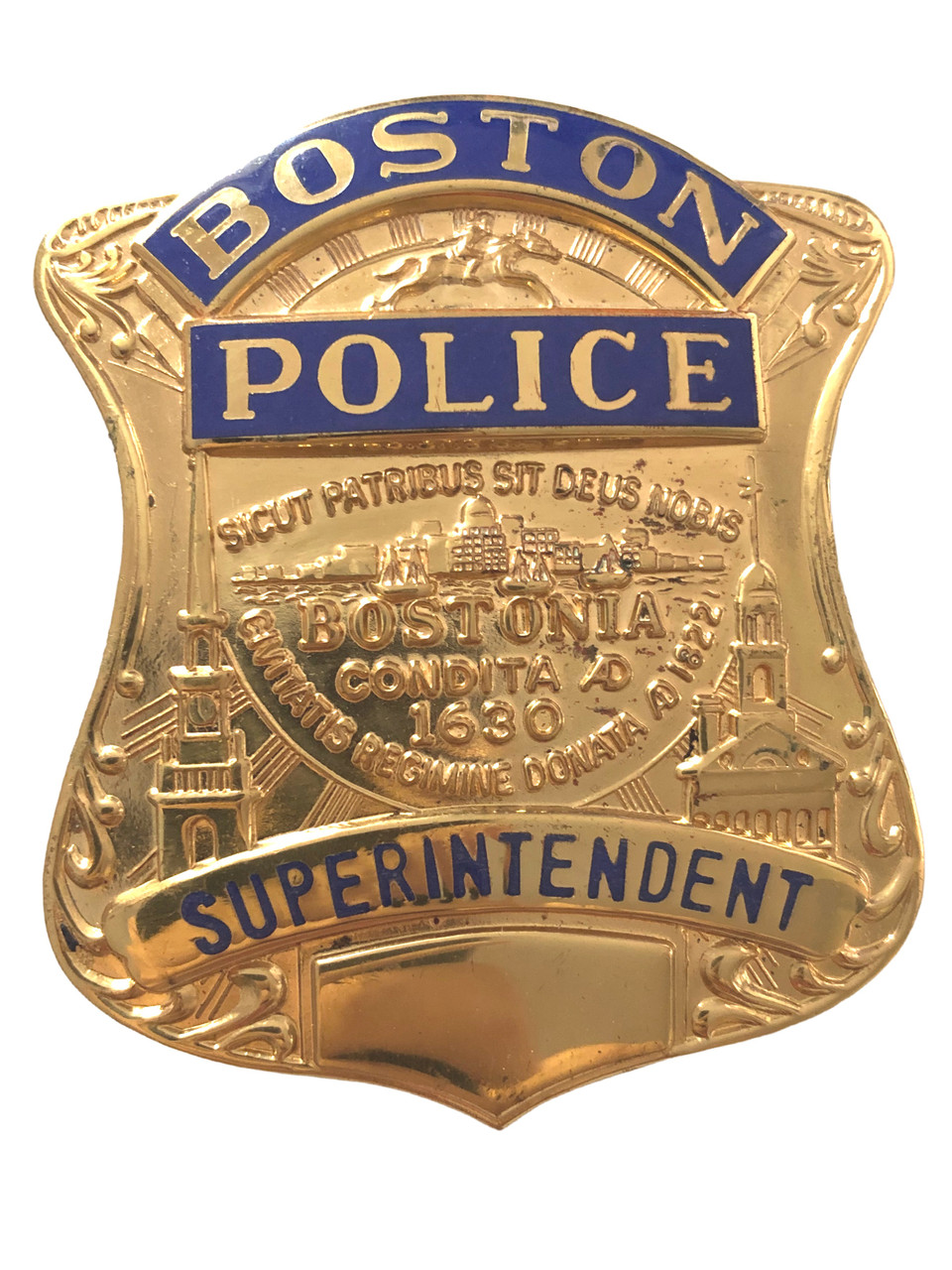 boston police hat badge