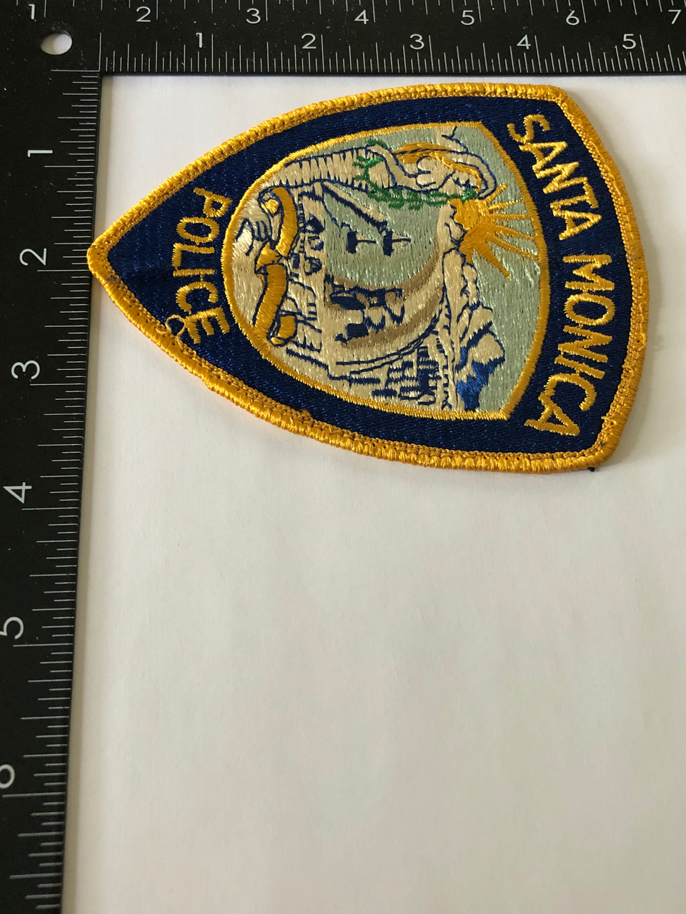 SANTA CLARA POLICE CA PATCH A SANTA MONICA POLICE CA PATCH 2