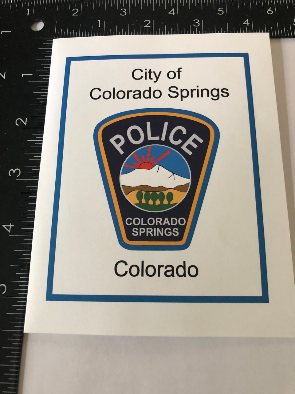 Police Patch History