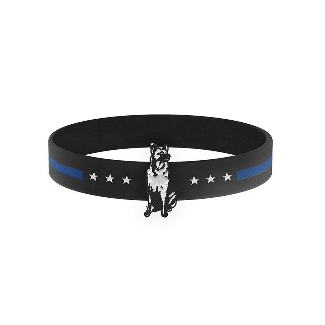 Thin blue on sale line flag bracelet