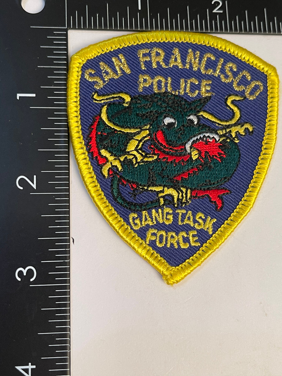 SAN FRANCISCO POLICE GANG TASK FORCE  PATCH 