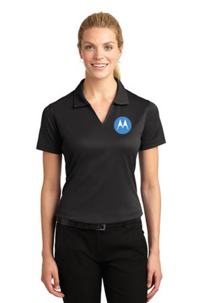 Motorola Sport-Tek® Ladies Dri-Mesh® V-Neck Polo -  ChiefMart-CopBay-CopsAreCool