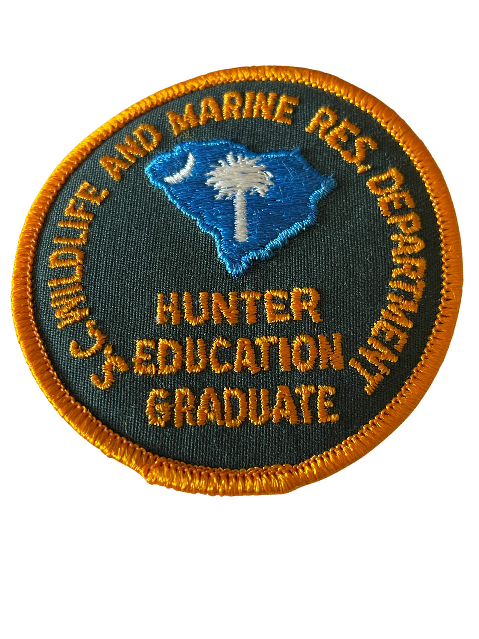 SOUTH CAROLINA WILDLIFE & MARINE RESOURCES HUNTER GRAD PATCH