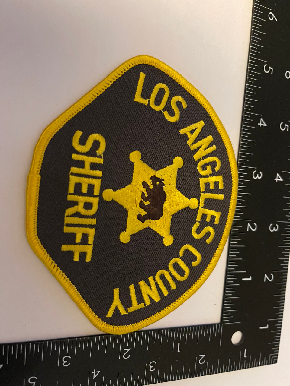 ロサンゼルス郡シェリフ パッチ Amazon | ポリスバッジ LASD ロサンゼルス郡保安局 保安官