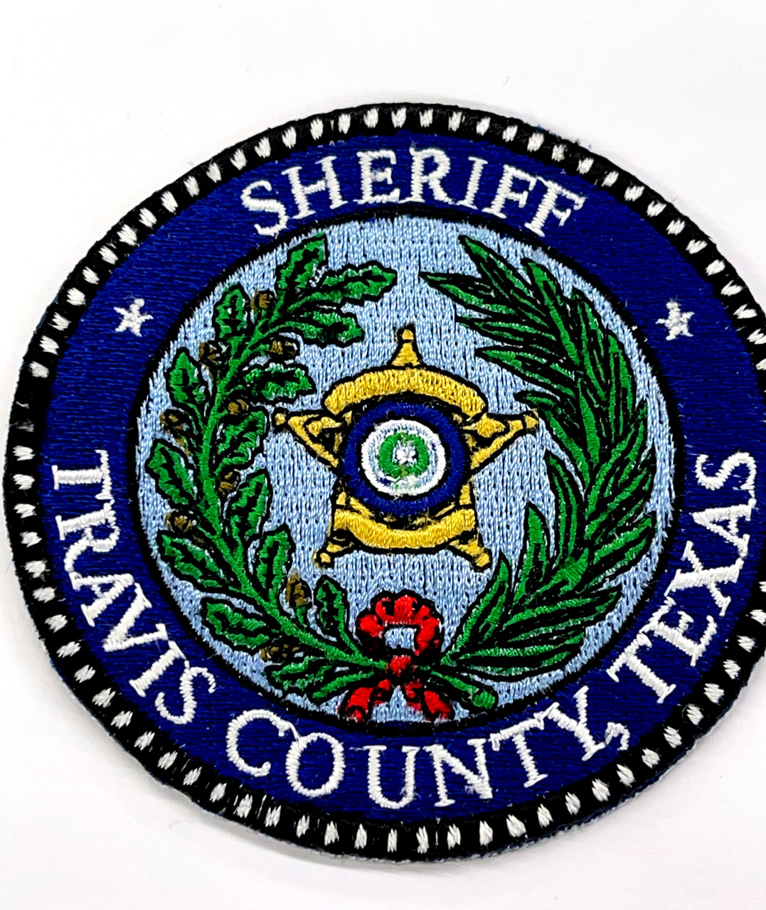 Travis County Sheriff Tx Laser Cut Seal Patch 8839