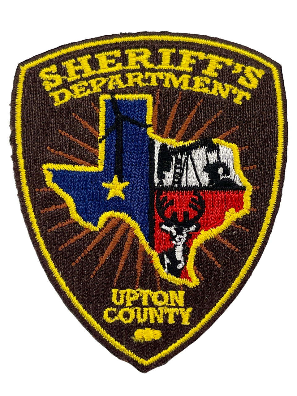 UPTON COUNTY SHERIFF TX LASER CUT PATCH