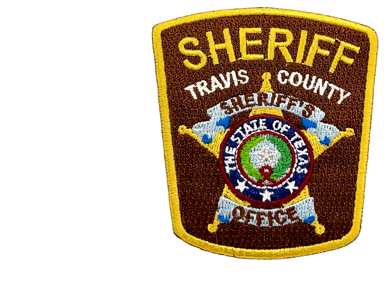 Travis County Sheriff Tx Laser Cut Patch 9590