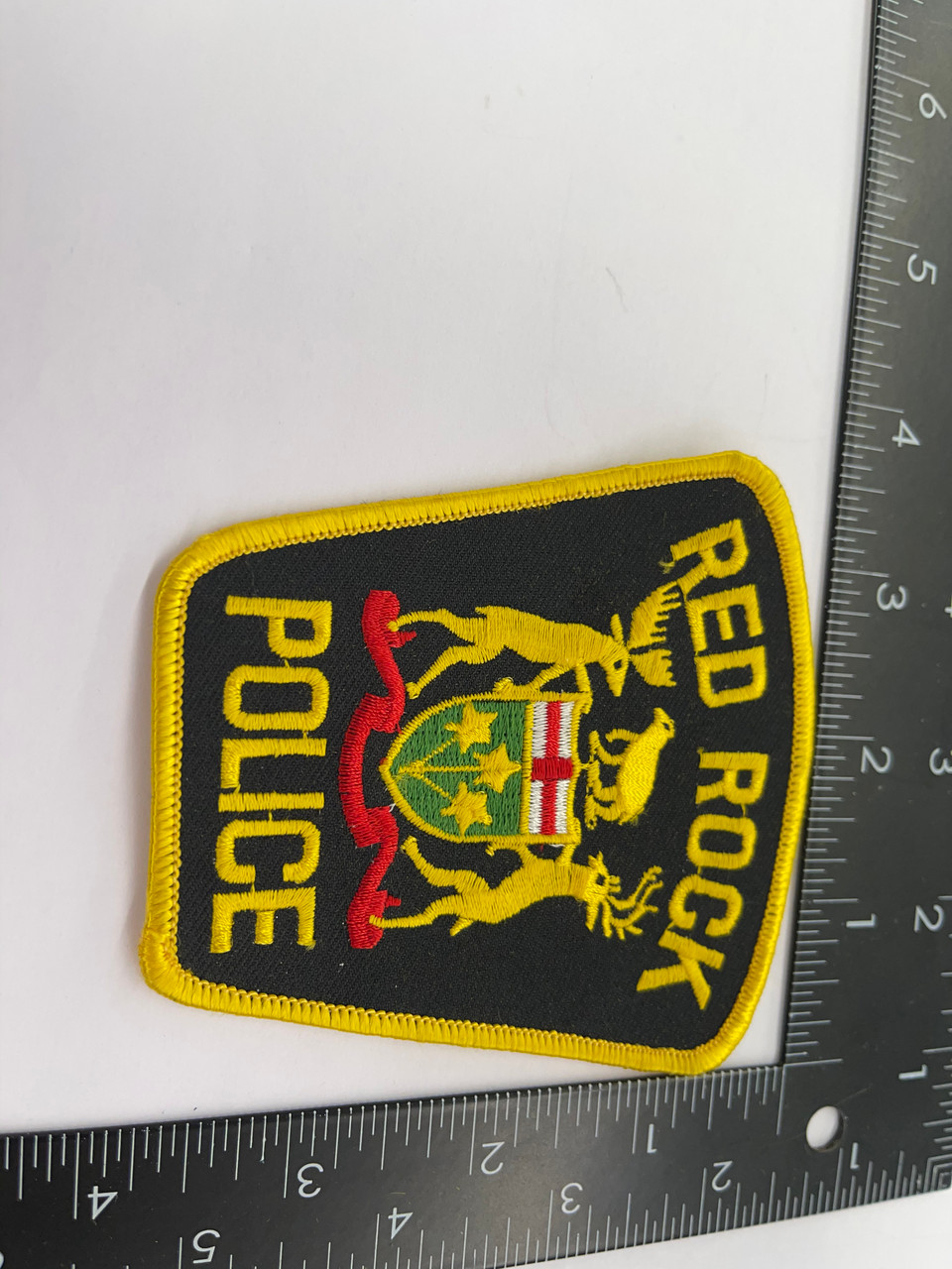 RED ROCK POLICE PATCH CANADA