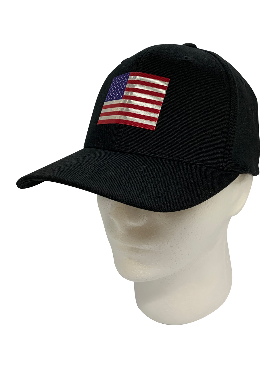 Emblem Flag FLEX FIT American Hat-Metallic