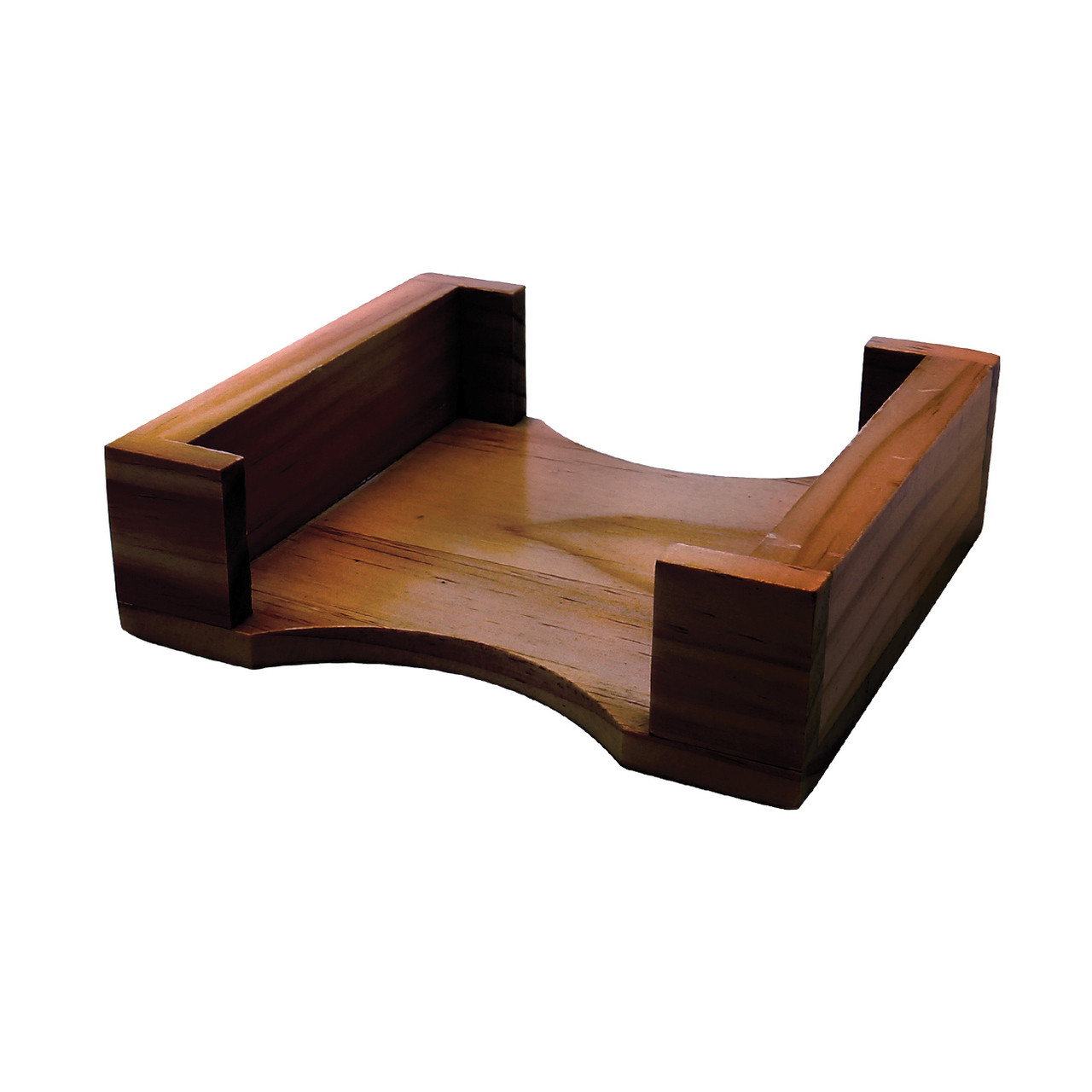 Dark Wood Flat Coaster Stand Square Coaster