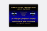 MISSION STATEMENT PLAQUES