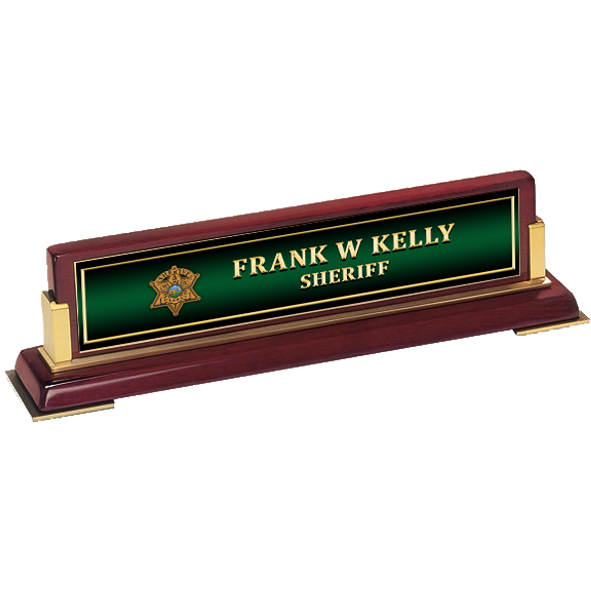 Miami Sheriff VERTICAL NAME PLATE - • ChiefMart • CopBay • CopsAreCool