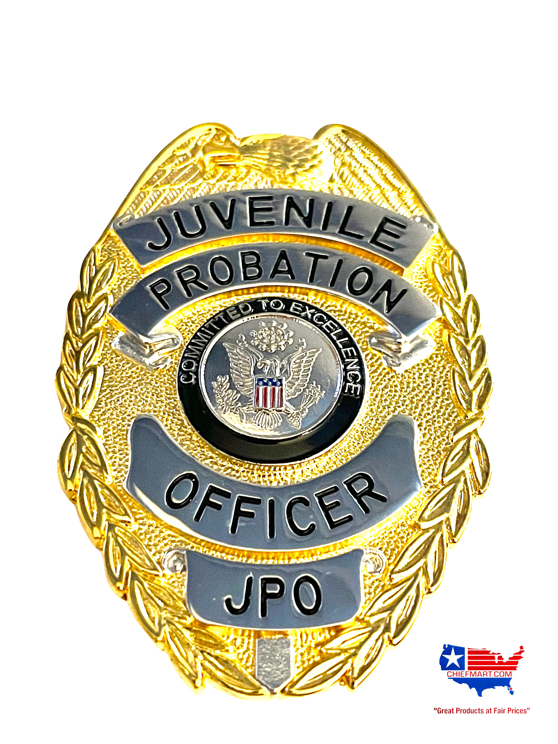 JUVENILE PROBATION OFFICER BADGE