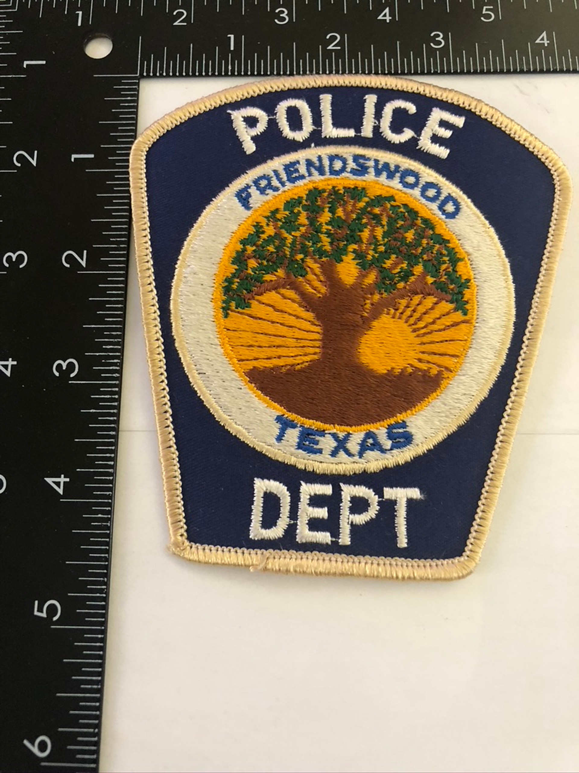Friendswood Tx Police Patch