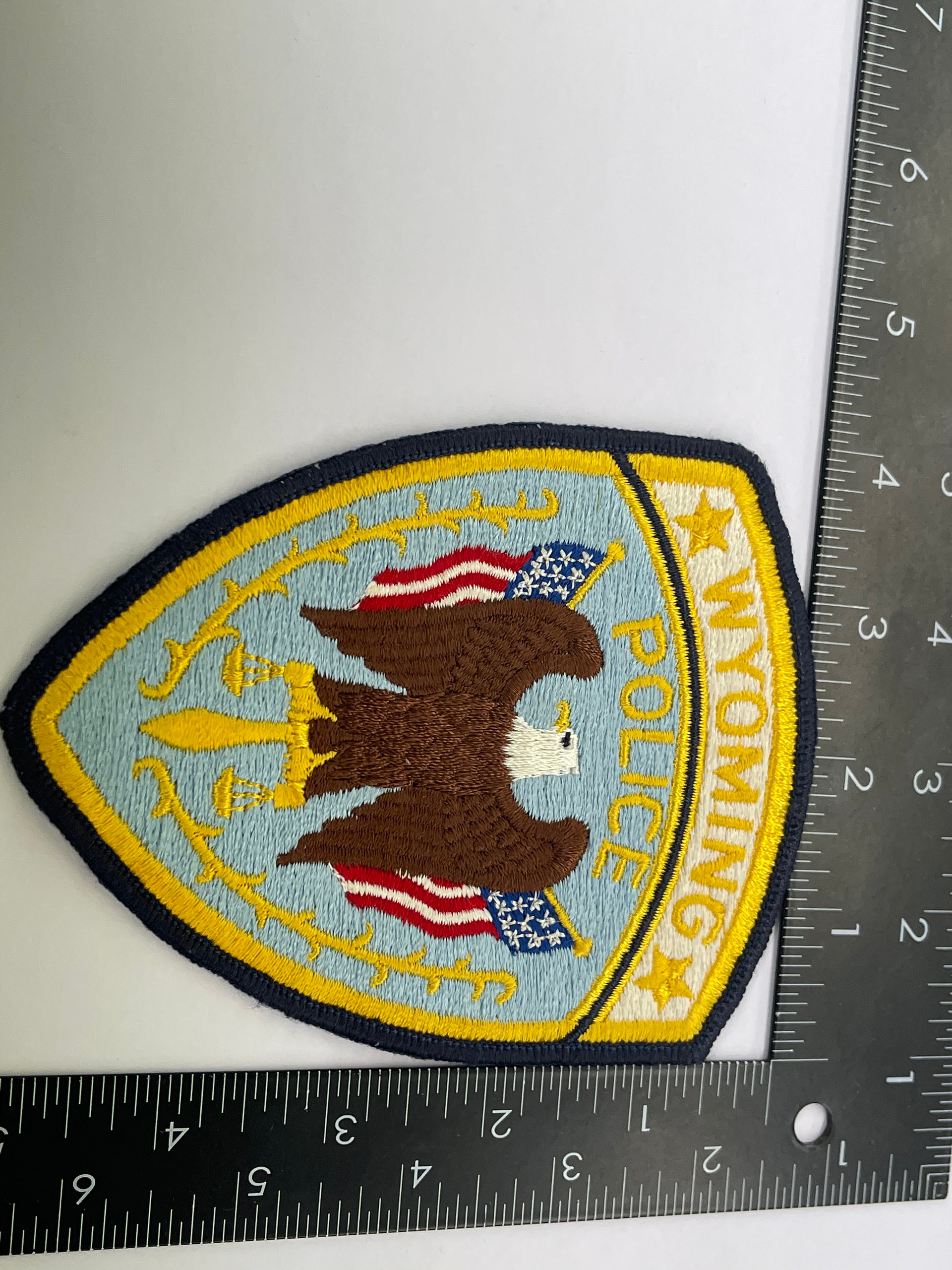 WYOMING POLICE WY PATCH