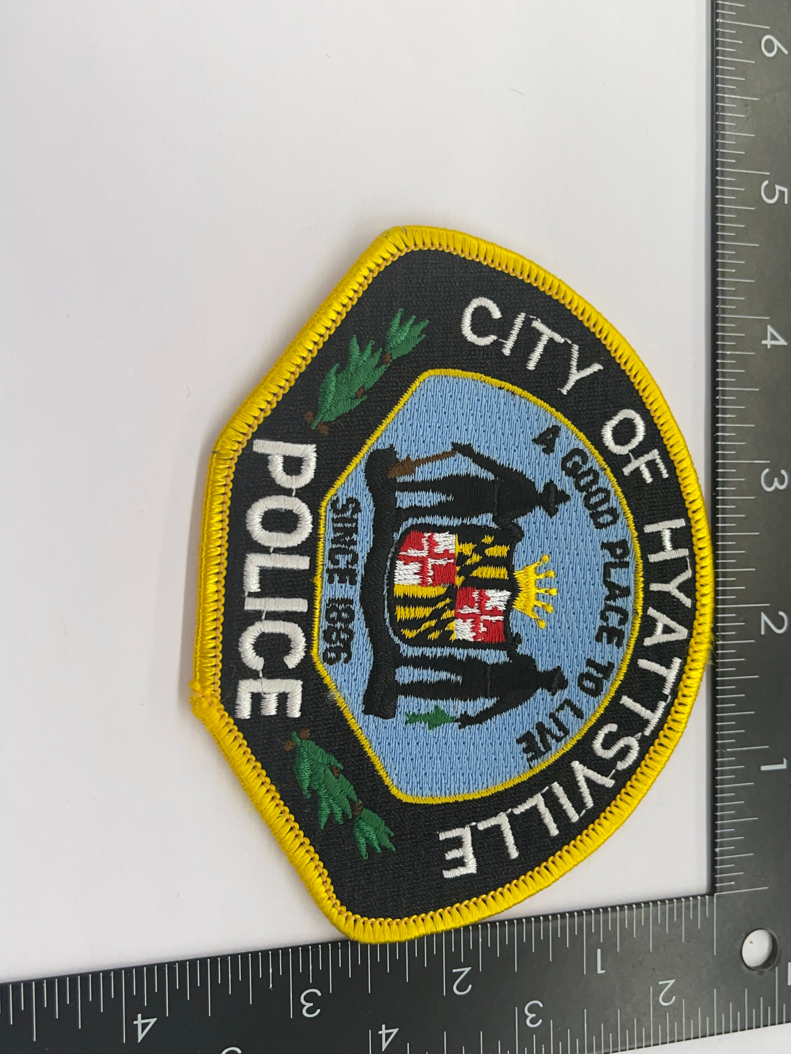 HYATTSVILLE MD POLICE PATCH