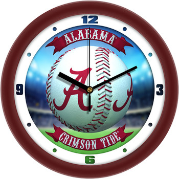 Alabama Crimson Tide - Home Run Team Wall Clock
