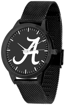Alabama Crimson Tide - Mesh Statement Watch - Black Band - Black Dial