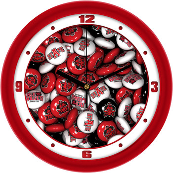 Arkansas State Red Wolves - Candy Team Wall Clock