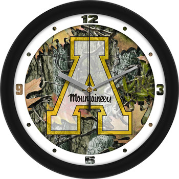 Appalachian State Mountaineers - Camo Team Wall Clock