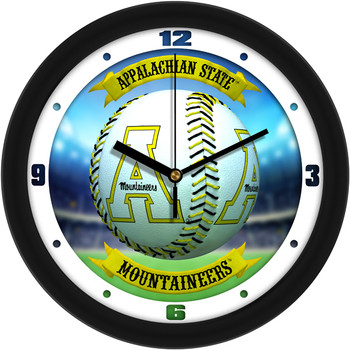 Appalachian State Mountaineers - Home Run Team Wall Clock