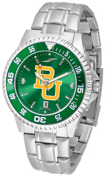 Men's Baylor Bears - Competitor Steel AnoChrome - Color Bezel Watch