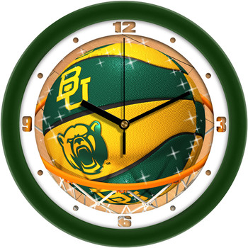 Baylor Bears - Slam Dunk Team Wall Clock
