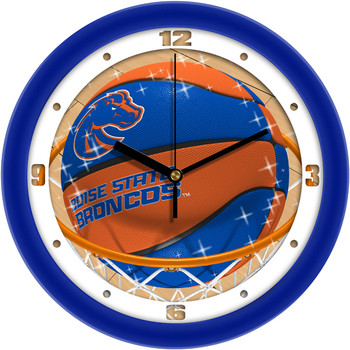 Boise State Broncos - Slam Dunk Team Wall Clock