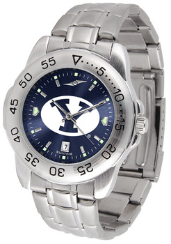 Men's Brigham Young Univ. Cougars - Sport Steel AnoChrome Watch
